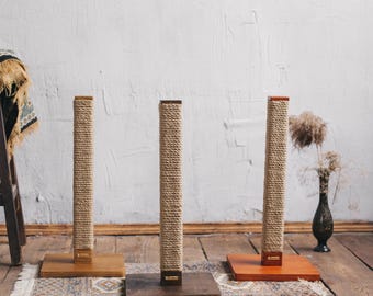 Árbol para gatos personalizado: rascador ecológico de sisal