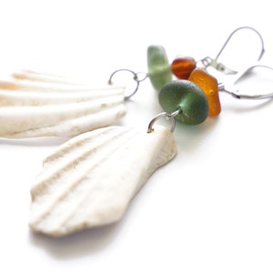 Sea Glass Earrings | Seaglass Earrings | Sea Glass Dangle Earrings | Genuine Sea Glass Earrings | Spiritual Jewelry