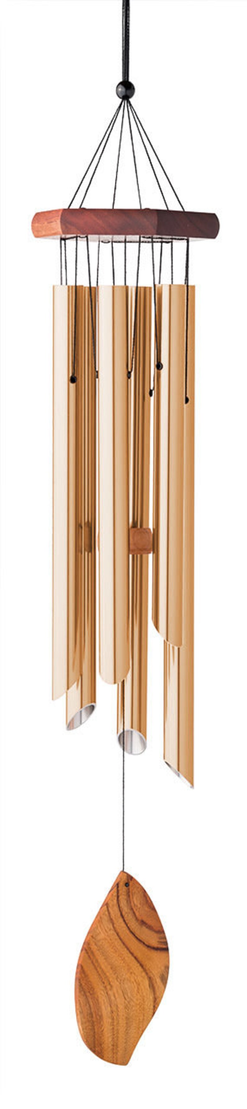 Personalized Memorial Sympathy wind chime Valentines GOLD Etsy