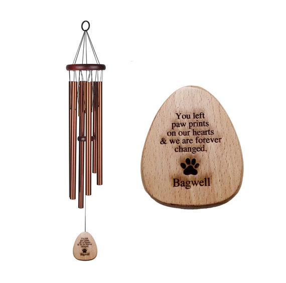 dog memorial wind chime