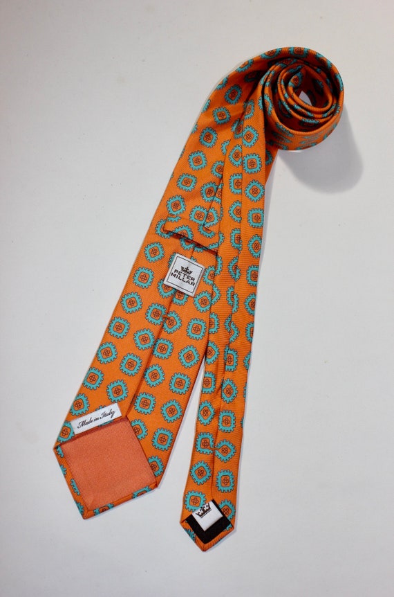 newer -Peter Millar- Men's Silk neck tie. Medalli… - image 3