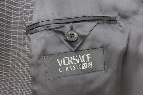 DEADSTOCK -Versace / V2- Double breasted 2 piece … - image 6