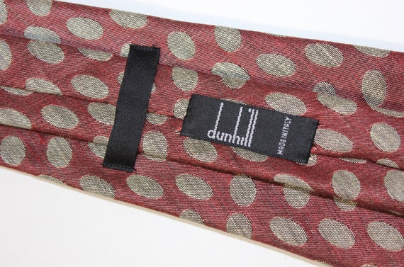 vintage 80's -90's -Dunhill- Men's neck tie. Silk… - image 6