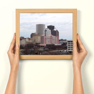 Digital Photo of Downtown Rochester, Rochester NY Print, Urban Wall Art, Cityscape, New York Photography, Skyline Art