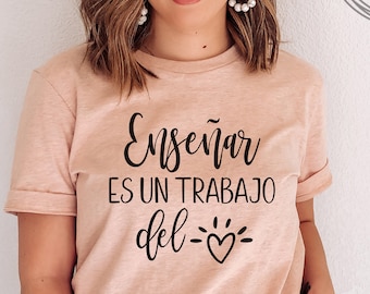 Maestra Spanish Tshirt, Latina Maestra Mexican Spanish Shirt, Bilingual Immersion Teacher Gift