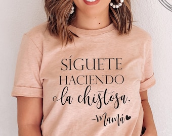 Camiseta engraçada de mãe latina: presente para mulheres espanholas