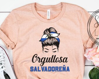 Salvadoreña-T-shirt: El Salvador Latina Pride-shirt