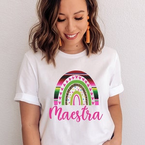 Maestra Shirt, Spanish Teacher Shirt, Maestra Bilingue, Bilingual Teacher Gift, Dual Immersion Spanish, Maestra Gift, Camisas en Espanol