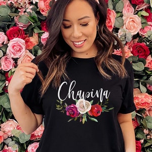 Chapina Shirt, Guatemala Shirt, Spanish Shirt,  Latina Womens Shirt, Guatemalan Shirt Gift