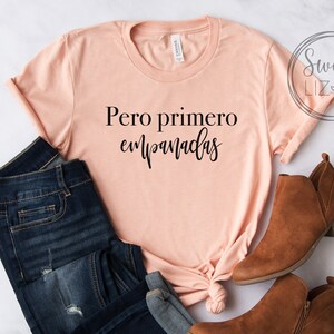 Latina Funny Spanish Women Tshirt, Empanadas Latina Mexican T-shirty, Hiszpańskie T-shirty, Hiszpańskie Koszulki, Hiszpańskie Damskie T-shirty