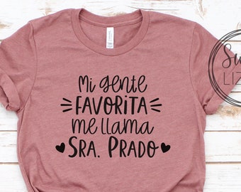 Custom Spanish Teacher T-shirt: Latina Maestra Gift