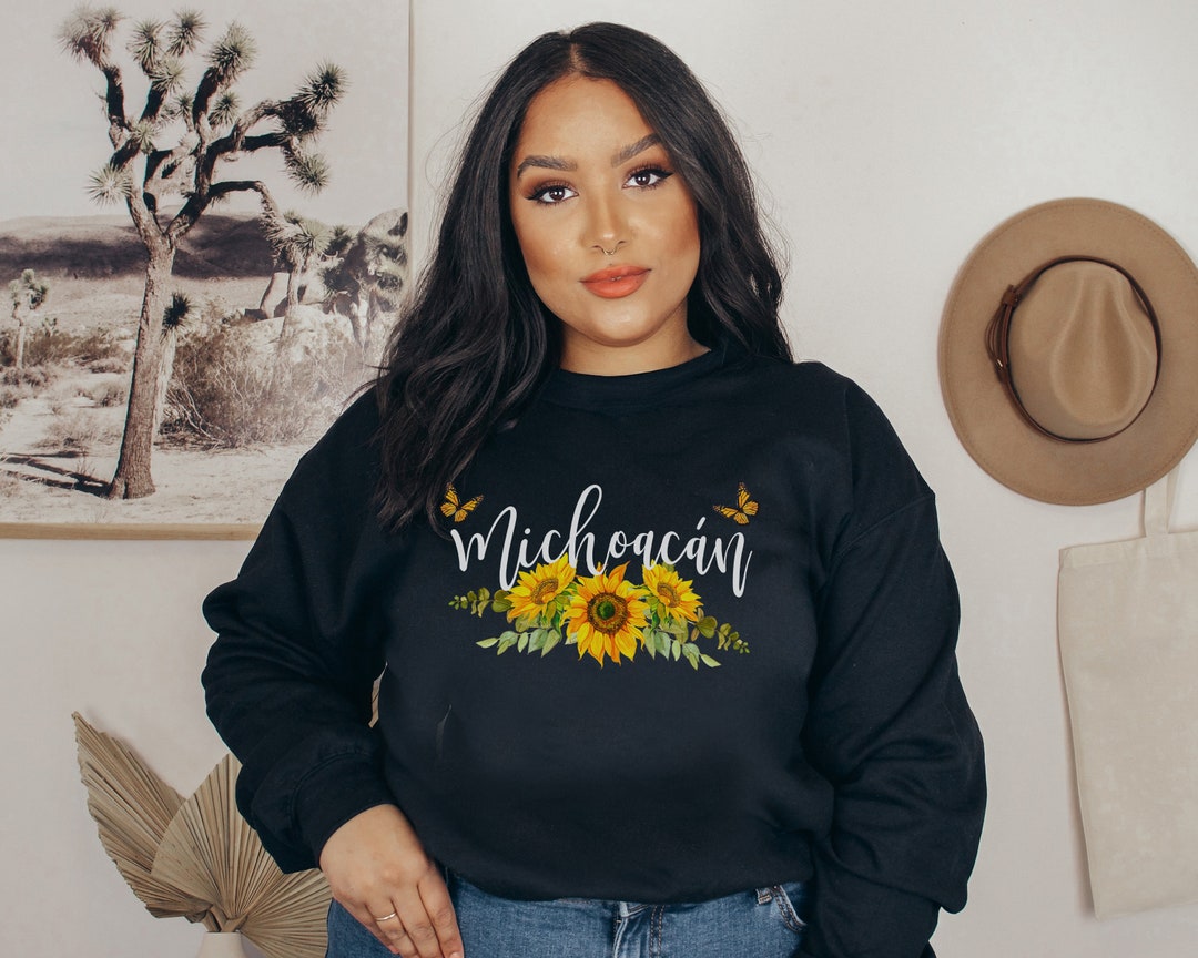 Michoacan Sweater, Mexico Sweater, Spanish Sweatshirt, Mexican Sweater