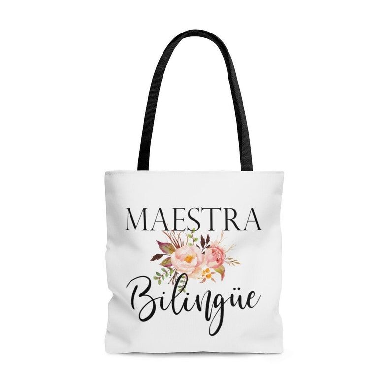 Dual Immersion Teacher Gift Maestra Espa\u00f1ol Gift Bilingual Teacher Tote Gift Spanish Teacher Gift