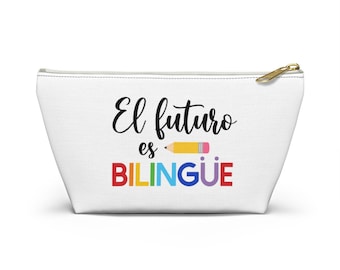 Maestra Bag Gift, Spaanse Leraar, Maestra Gift, Spaanse Leraar Gift, Tweetalige Leraar Dank u Gift, Maestra de Espanol, Teacher Bag