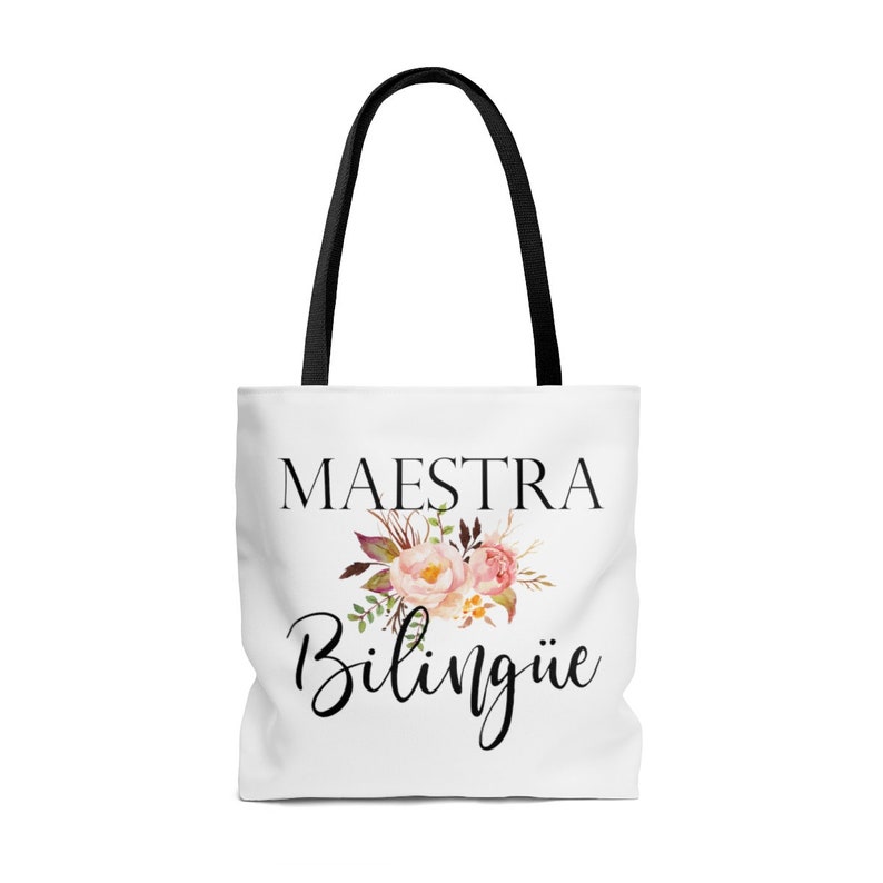 Dual Immersion Teacher Gift Maestra Espa\u00f1ol Gift Bilingual Teacher Tote Gift Spanish Teacher Gift
