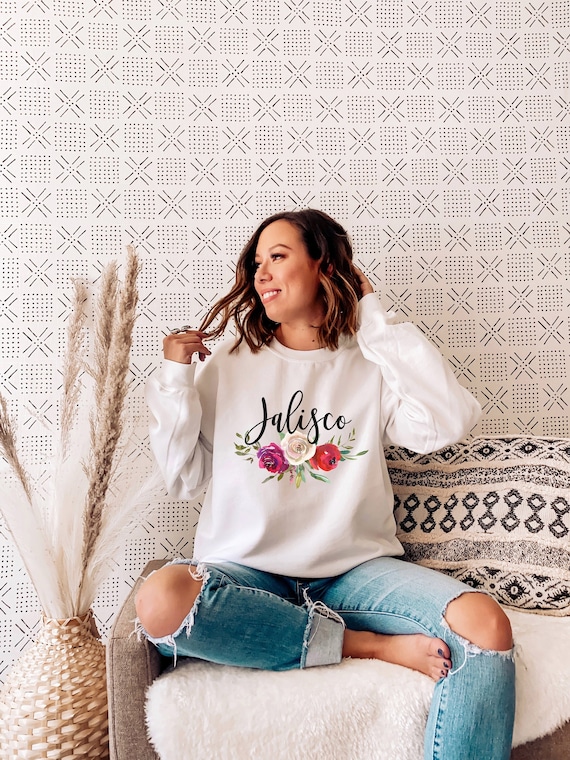 Jalisco Sweater Mexico Sweatshirt Spanish Sweatshirt Latina