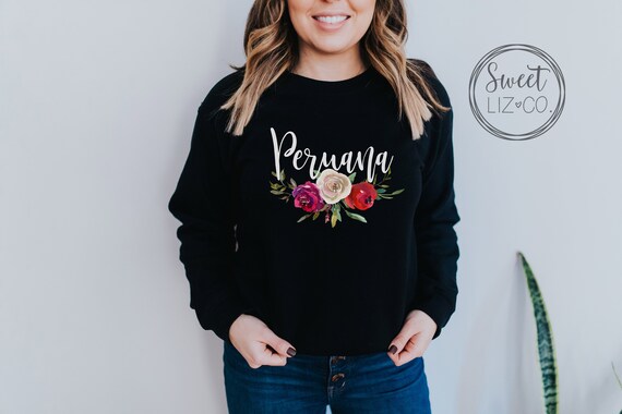 Sudadera Perú Sudadera Peruana Regalo Camisa Latina Regalo | Etsy México