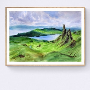 Scotland landscape print digital download Isle of Skye print Scottish Highlands landscape wall art downloadable art Scotland wall art prints