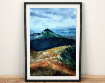 Nordische Wand Kunst Digitaldruck Skandinavische Wand Kunst Berglandschaft Wand Kunst Druck Digitaler Download Nordische Druck Highland Landschaftsdruck