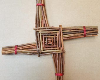 Cruz de Willow St Brigid 1 de febrero Cruz celta de Imbolc