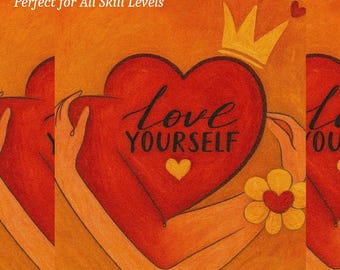 Love Yourself Sip & Paint Party Kit: Girls' Night Self-Care