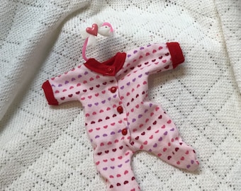 OOAK BABY Outfit for 6 1/2” OOAK Baby or Reborn