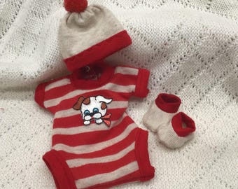 7” Baby doll outfit