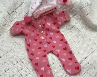 8” Baby doll outfit