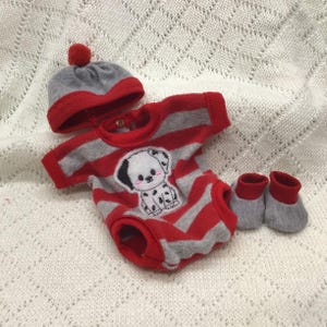 8” Baby doll outfit