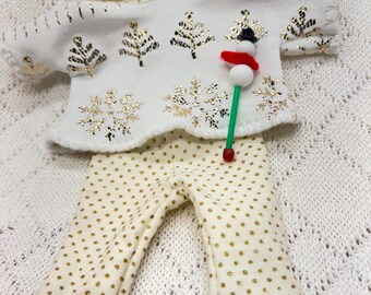 8” Baby doll outfit