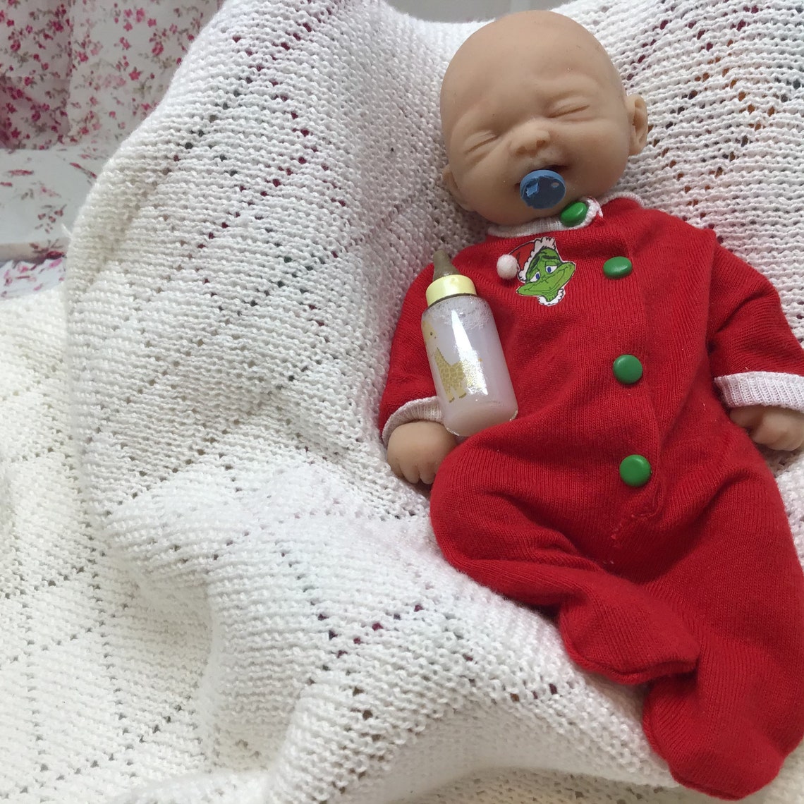 OOAK BABY Bottle and Pacifier for your Reborn Baby Doll from Etsy