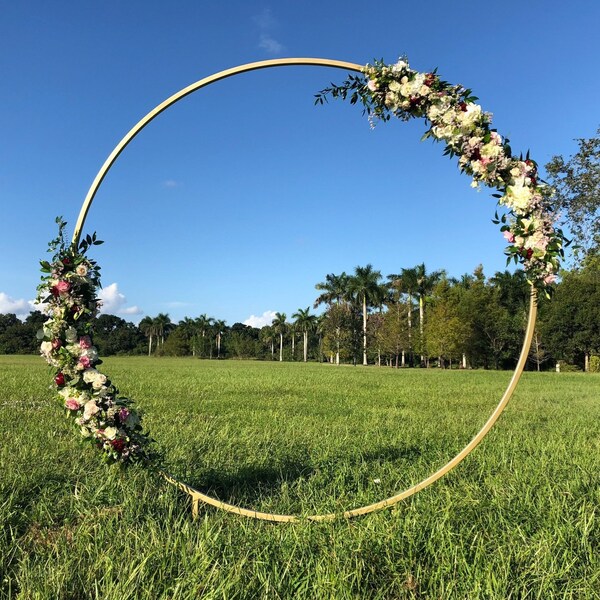 Round Wedding Arch Etsy