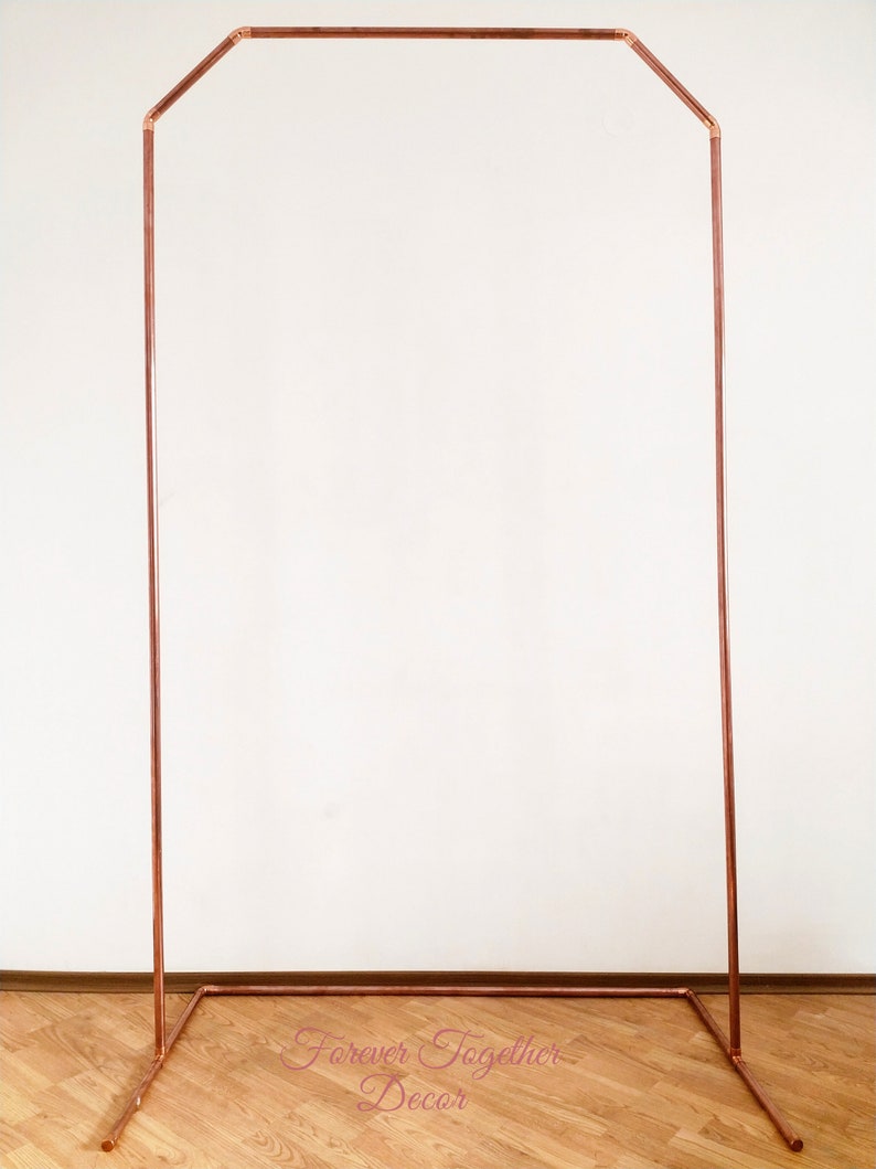 Triangle Wedding Arch Geometric Wedding Backdrop Copper Etsy