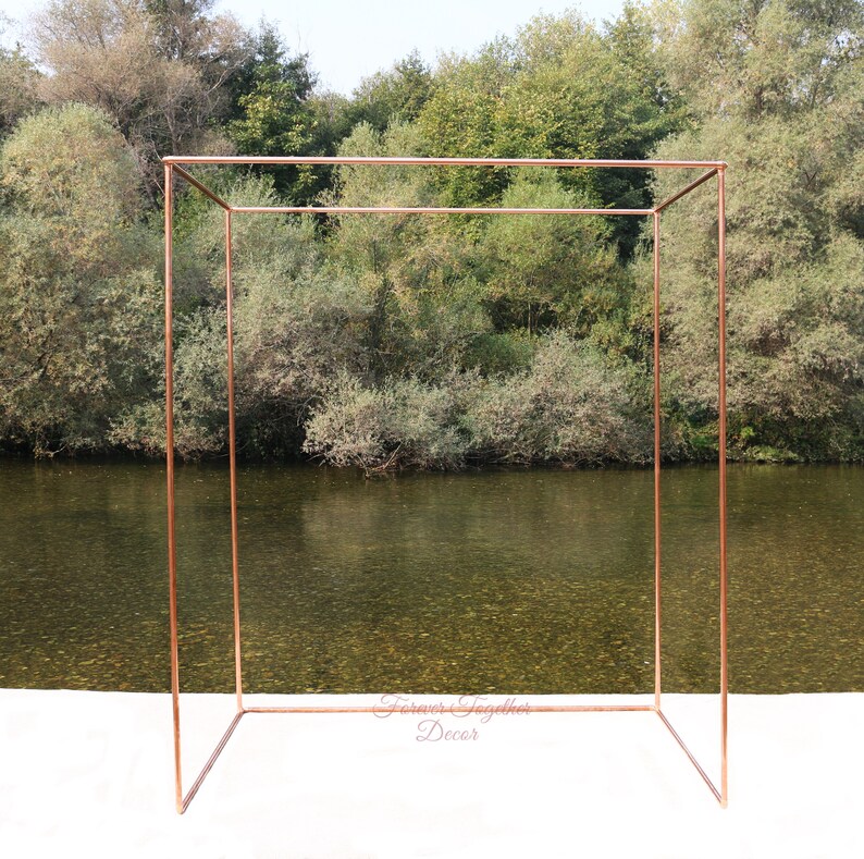 Wedding Chuppah Copper Chuppah Frame Wedding Archway Etsy Canada