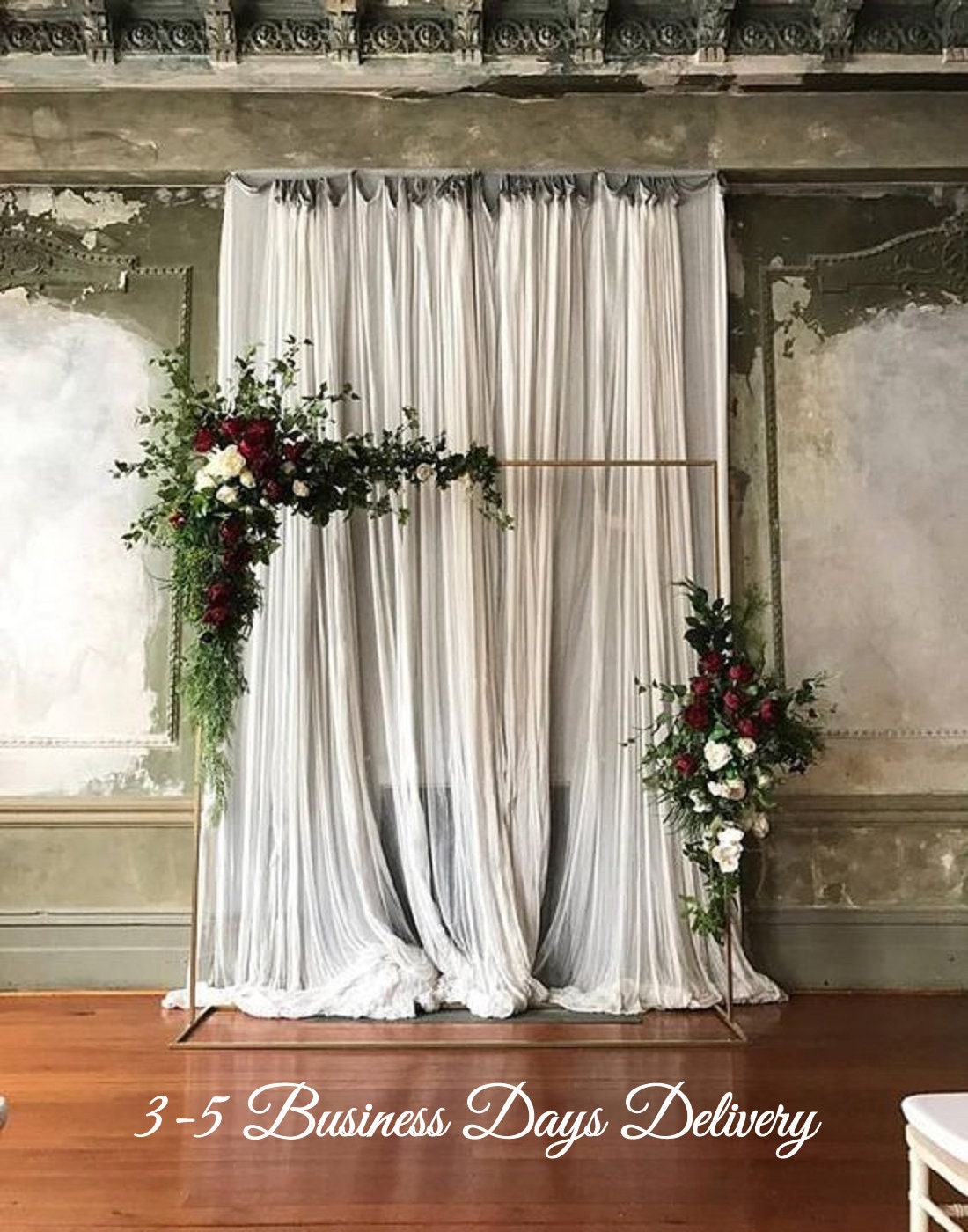 Wedding Backdrop/ Copper Stand/ Backdrop Stand/ Ceremony Arch