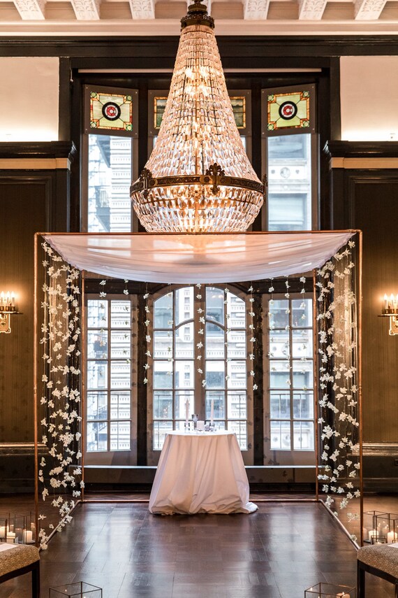 Wedding Chuppah Copper Chuppah Frame Wedding Backdrop for - Etsy