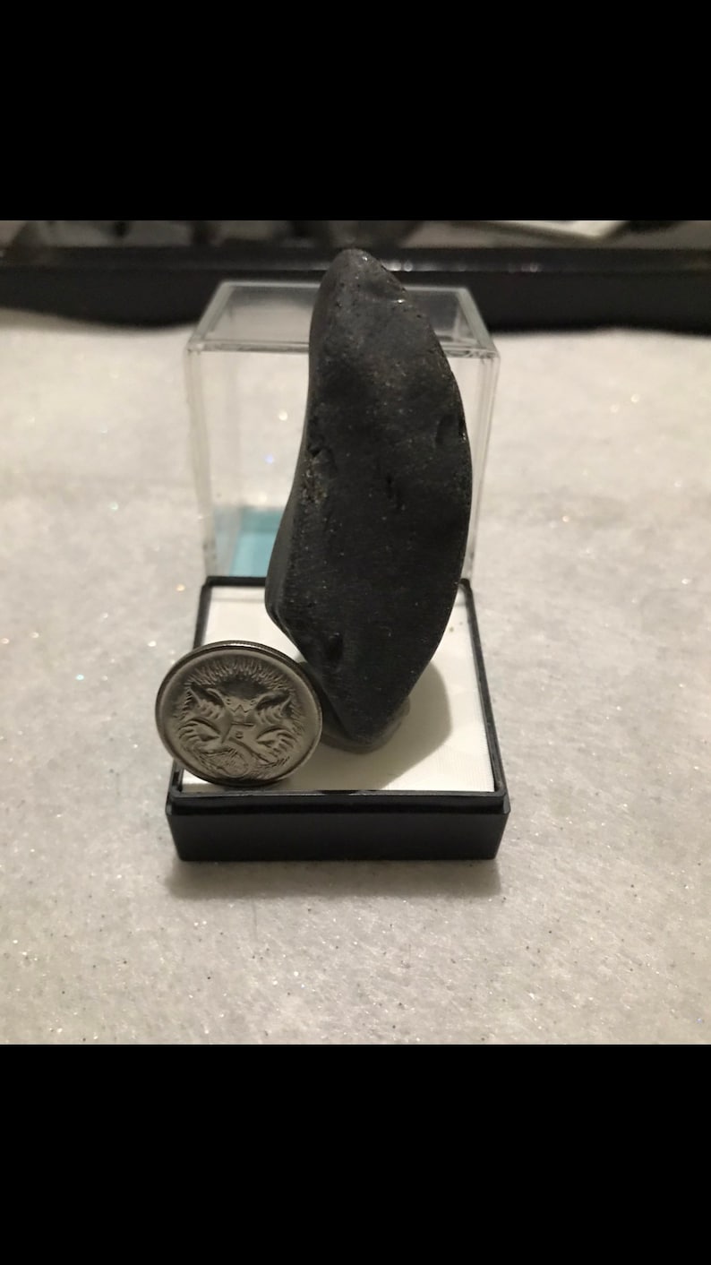 Genuine Vintage BlackYellow Australian Sea Glass.
