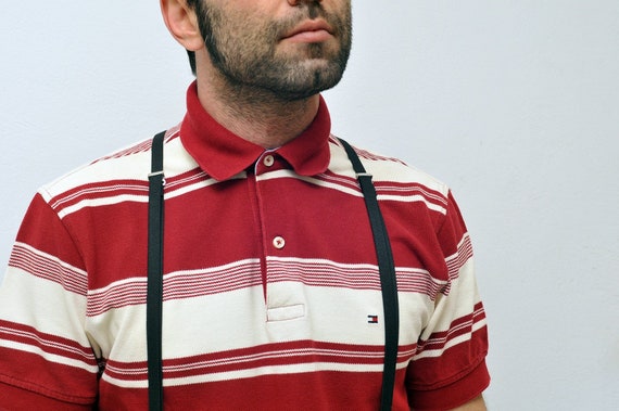 vintage tommy hilfiger striped polo