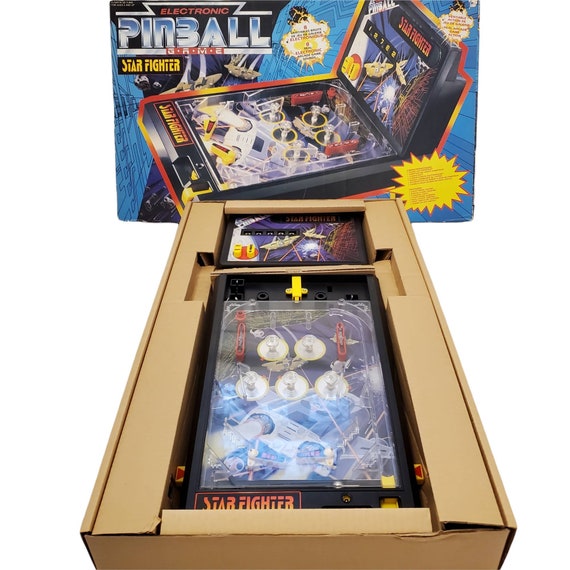 Jeu de flipper électronique Star Fighter vintage sur table Arcade 1990  Boîte ouverte neuve -  France