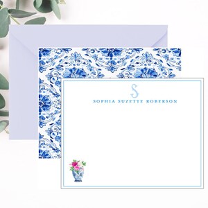 "Grand Millennial Briefpapier | Zitrone Briefpapier | Schreibwaren | Monogramm Stationär | Ingwer Glas Stationär