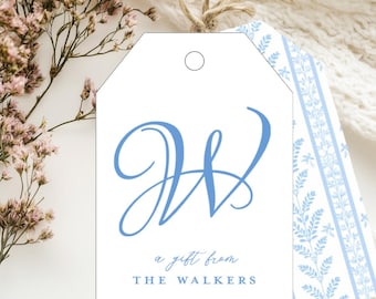 Custom Family Personalized Gift Tags Bridal Shower Favor Tags Custom Party Favor Tags Personalized Event Tags for Weddings and Showers