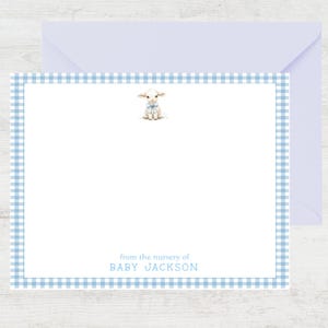 Cartes plates personnalisées pour chambre d&#39;enfant Cartes de remerciement pour bébé Cartes de remerciement pour shower de bébé Cadeau pour shower de bébé