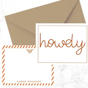 Personalized Texas Stationery University Stationery Gifts Personalized Texas Graduation Gift Texas College Christmas Gift Graduation