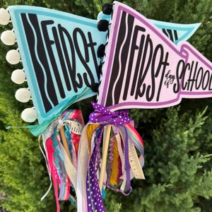 First day of school pennant Back to School party decorations Back to School Pennant Flag Back to School Decor Back to School Photo Prop sign