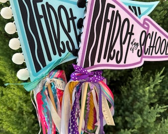 First day of school pennant Back to School party decorations Back to School Pennant Flag Back to School Decor Back to School Photo Prop sign