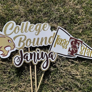 Graduation centerpiece decor Grad Party Decorations Graduation Table Decorations Graduation Party Decor Photo Props Table Centerpiece