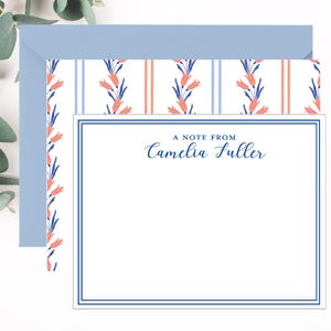 Personalisiertes Briefpapier für Frauen, benutzerdefinierter Notizblock, Briefpapier-Geschenkset, kundenspezifische Grußkarten, kundenspezifisches Briefpapier, Schreibwarenset für Frauen