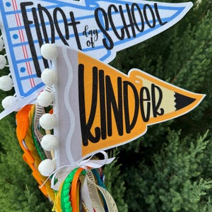 Back to School Photo Prop School Banner First Day of School Decor Kindergarten Prop First Day of School Pennant Back to school banner