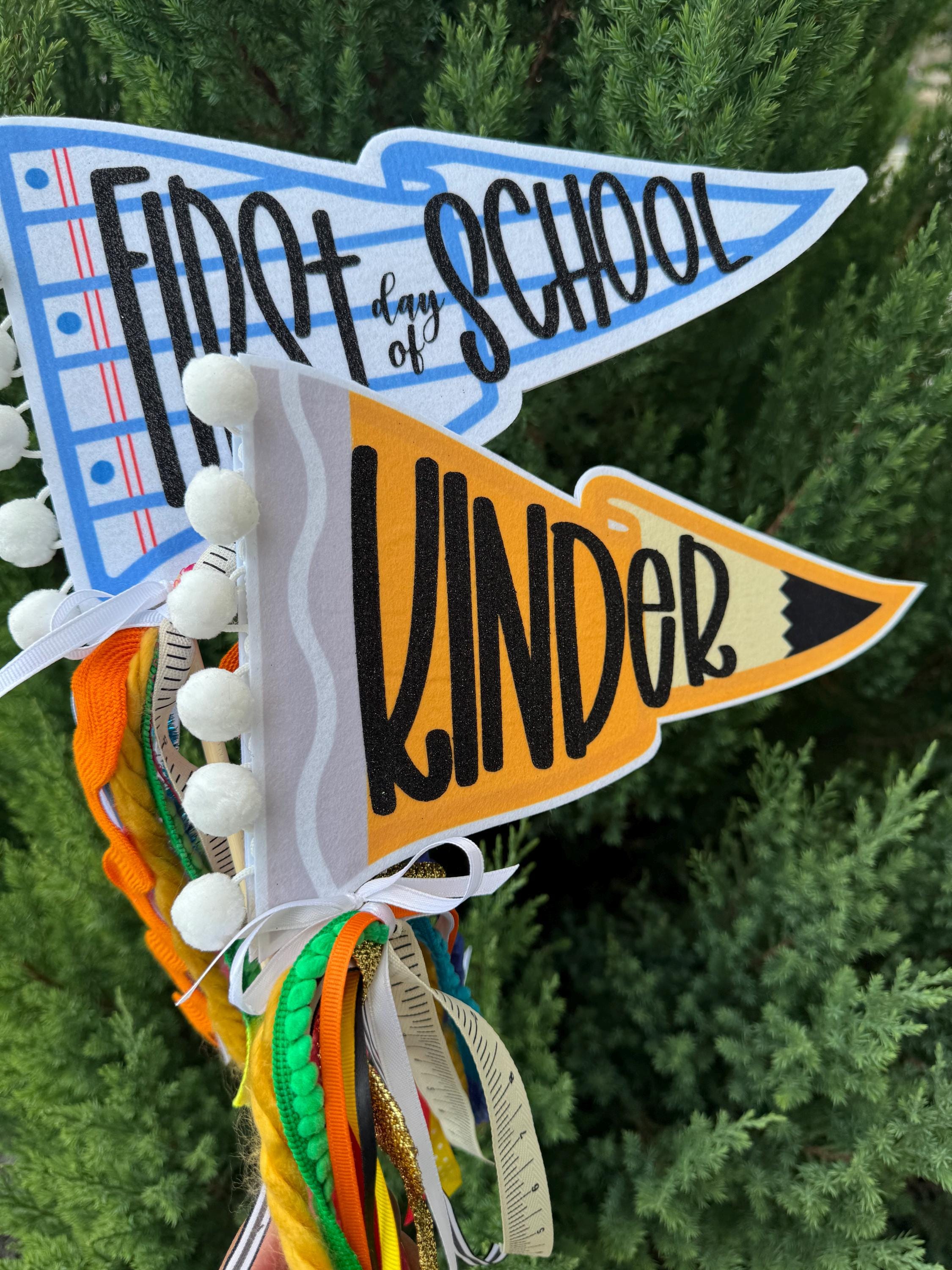 Back to School Photo Prop School Banner First Day of School Decor Kindergarten Prop First Day of School Pennant Back to school banner