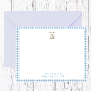 From the Nursery of Note Cards | Personalized Baby Shower Thank You Cards Baby Boy Gift | Shower Thank You Cards | Baby Boy Shower Gift
